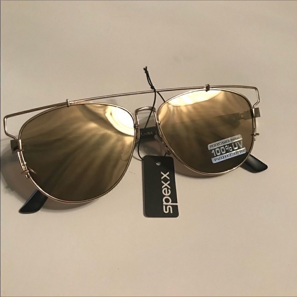 Unisex Metal Wire Brow Frame Mirror sunglasses